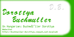 dorottya buchmuller business card